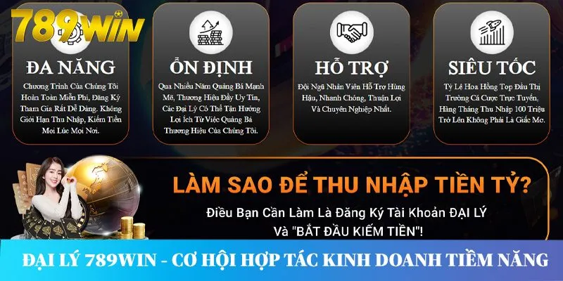 Đại lý 789win - Cơ hội hợp tác kinh doanh đầy tiềm năng