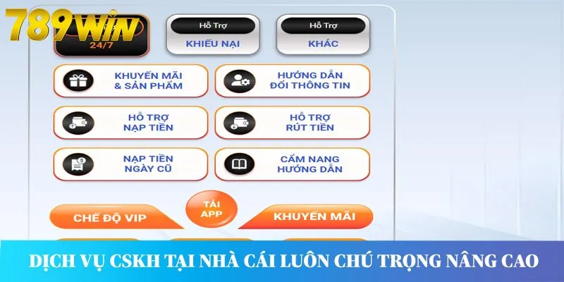 Dịch vụ CSKH tại nhà cái luôn chú trọng nâng cao dịch vụ khách hàng