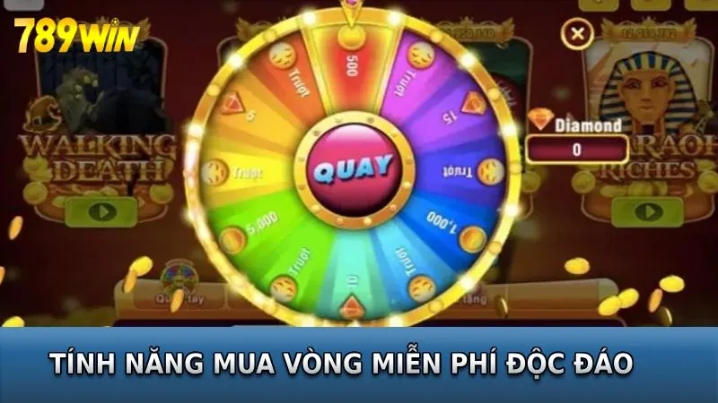 Tính năng mua vòng quay miễn phí độc đáo tại nhà cái 789WIN