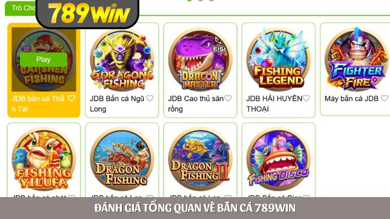 Đánh giá tổng quan về bắn cá tại 789win