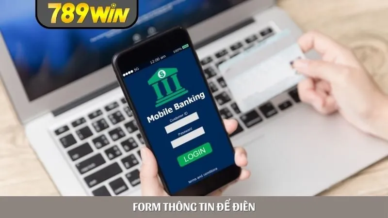 Form thông tin để điền