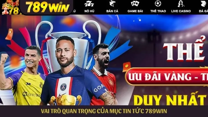 Vai trò quan trọng của mục tin tức 789win